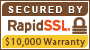 Protected by RapidSSL